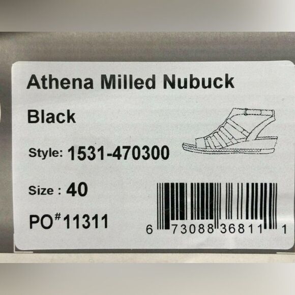 Dansko Athena Milled Nubuck Sandals Size 40 EU 9.5 - 10 US - Picture 16 of 16